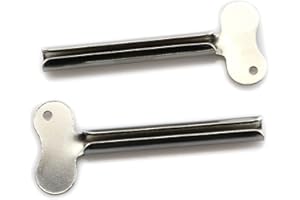 Pro Bamboo Kitchen 2pcs Stainless Steel Toothpaste Tube Squeezers for Bathroom Use