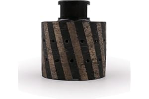 BSRTTOOL 2-inch Diamond Grinding Wheel Resin Filled Rough Drum Wheel with 5/8-11 Threads for Granite Counterbore Polishing Concrete Counterbore (Grit 50)