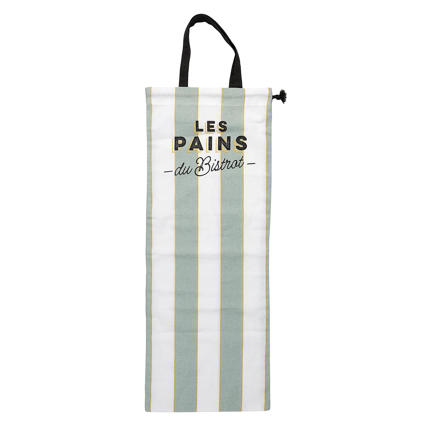 Promobo Vintage Bistro Double-Sided Decorative Bread Bag in Beige/Khaki Colour