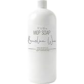 R&amp;W CO. Original 32 oz Premium Mop Soap Brazilian Waves Scented, Gentle Floor Cleaner for all Surfaces, Non-Toxic, Pet and Skin Safe Formula, Streak-Free Shine