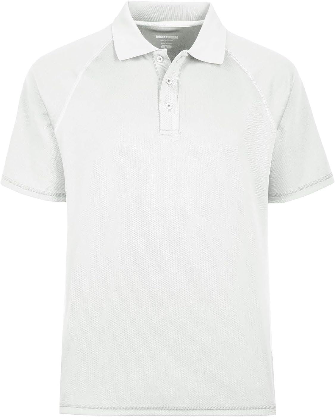 TIHEEN Men's Soft Wicking Lightweight Cool Polo Shirt Short Sleeves