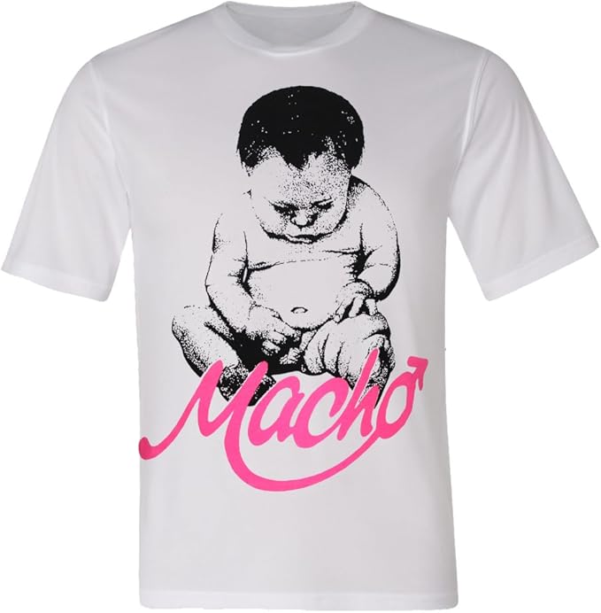 Brubaker Fun Shirt mit lustigen Sprüchen Macho Weiß Baumwolle Gr. XXL