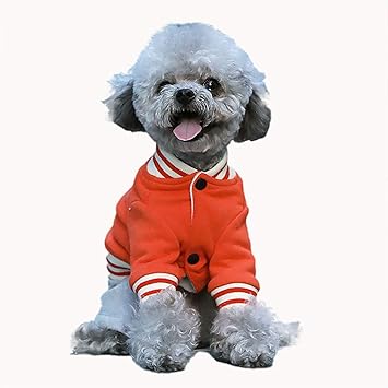 Amazon Hitasi 犬 服 ペット 野球服 洋服 小型犬 中型犬 かっこいい 野球 ジャケット 四つ足 つなぎ 胴長 暖かい 柔らかい 防寒 かわいい 秋 冬 おしゃれ 厚い 室内 脱毛保護 お出かけ お散歩 スポーティー ペット服 犬服 猫服 M Amazon Hitasi 犬 服 ペット 野球服 洋服 小型犬 中型犬 かっこいい 野球 ジャケット 四つ足 つなぎ 胴長 暖かい 柔らかい 防寒 かわいい 秋 冬 おしゃれ 厚い 室内 脱毛保護 お出かけ お散歩 スポーティー ペット服 犬服 猫服 M