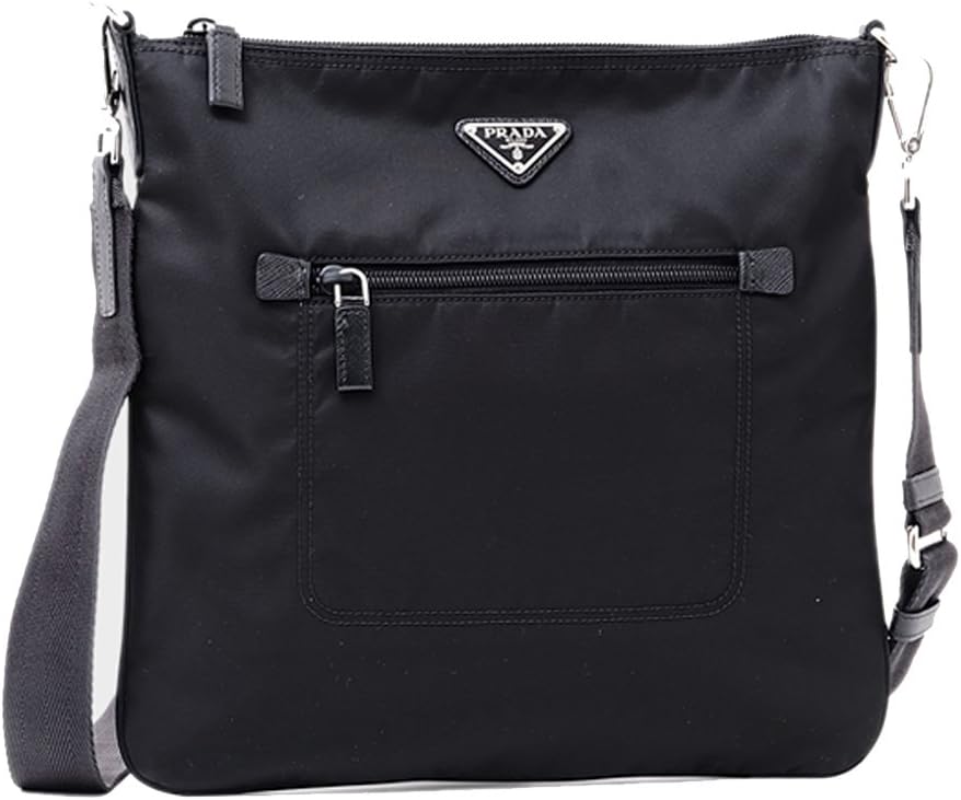 Amazon.com: Prada Nylon Messenger Bag Crossbody Black 1BH715: Sports & Outdoors
