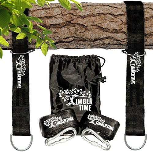 Tree Swing Hanging Kit for Outdoors - 2x 5ft Tree Swing Straps Hanging Kit - Super Strong For Hanging Chair, Hammock, Swing Chair &amp; Porch Swing - We Plant a Tree for Every Sale - Safe for the Tree
