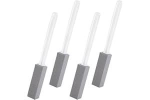 ARZQUT 4 Packs Pumice Cleaning Stone with Extra Long Handle, Pumice Stone for Toilet Bowl Cleaning for Cleaning Toilets, Bathtubs, Grills, Swimming Pools, Sinks
