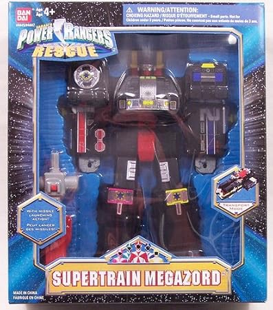 power rangers lightspeed rescue train megazord