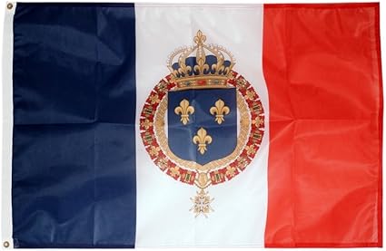 Digni Drapeau France Blason Royal 90 X 150 Cm Sticker Gratuit Amazon Fr Sports Et Loisirs