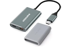 BonFook HiBloks USB C to AR Glasses Hub and Charging Adapter, Charge and Play Adapter with 4K60Hz and 65W Fast Charging for Switch 1&2/Rokid/Xreal/RayNeo/VITURE/iPhone 15&16