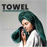 GC GAVENO CAVAILIA 10 Piece Towel Bale Set 450 GSM Dark Green view 6