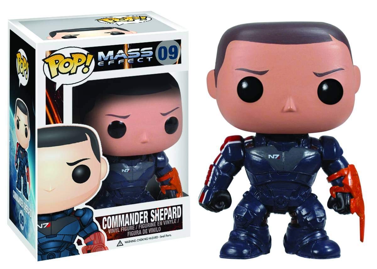 Figura de vinilo Funko POP Games Mass Effect Commander Shepard