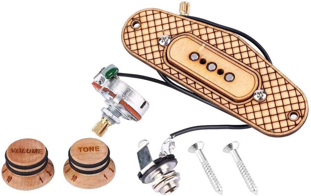 Bnineteenteam Three String Cigar Box Guitar Pickup and Amateurs Musical Instrument Accessories, multicolor