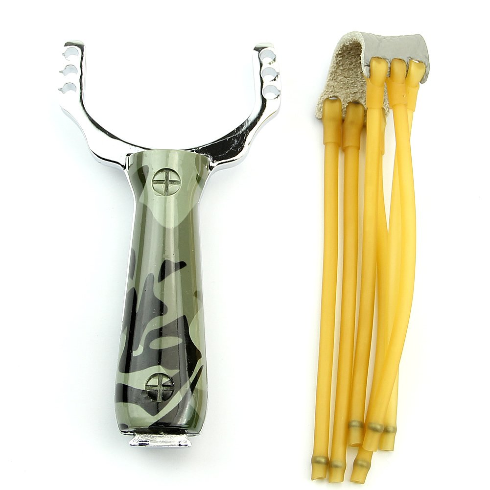 HeroNeo® Powerful Steel Slingshot Catapult Outdoor Marble Hunting Games Sling Shot