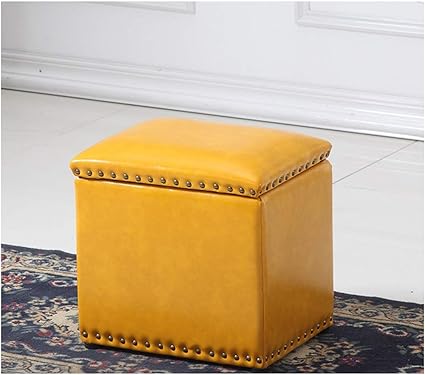 HODUXYME Möbel Osmanischer Aufbewahrungshocker, Amerikanischer Top Oil