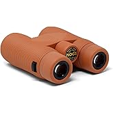 Nocs Provisions Pro Issue 10x42 Compact Fogproof Waterproof Binoculars for Adults & Kids, 10X Magnification, Wide View Multi-Coated Lenses for Bird Watching, Hunting & Stargazing - Carnelian Orange