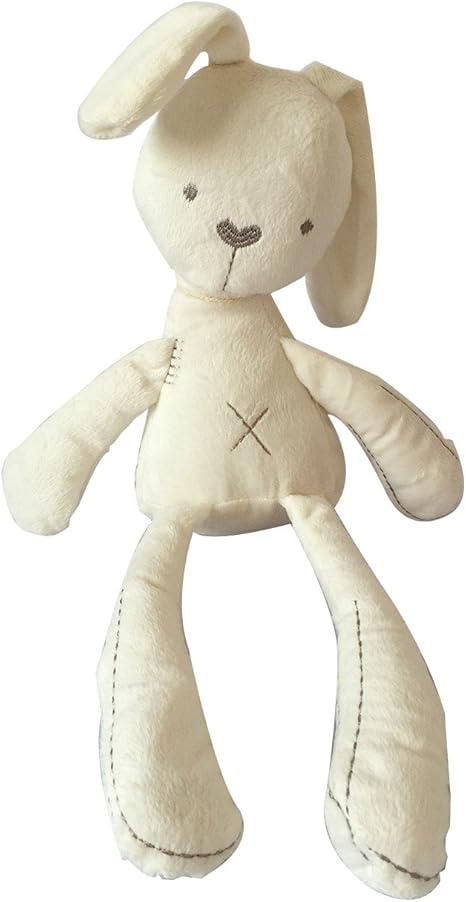 MissFox Bebé Suave Juguete Muñeco de Trapo Conejo de Peluche (Beige): Amazon.es: Bebé