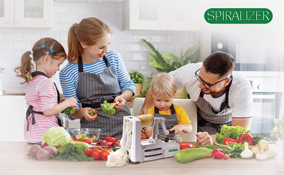 6 Spiralizer+Ultimate+Vegetable+Slicer+Gluten+Free