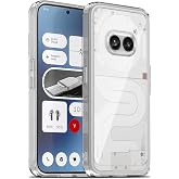 Liisooka Case for Nothing Phone 2a/2a Plus, Military Grade Drop Protection Phone Case, Yellowing Resistant, Anti-Scratch Hard PC Back, Shockproof Hard Ultra-Thin Protective Cover, Clear