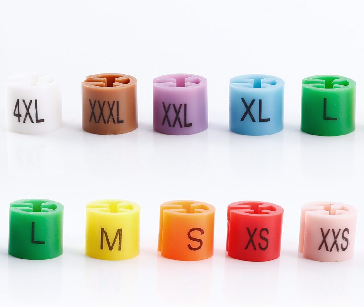 Anladia 30 Diviseurs Separateur De Taille Rond Vetements De Taille Cintres Intercalaires Rangement Penderie Armoire Placard Magasin Separateurs D Etageres Rangement Et Organisation