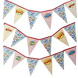 Out of This Universe Superhero Pennant Banner Decoration