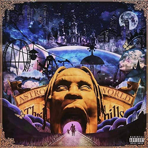 WeTheBlueprint - Travis Scott 'AstroWorld' Custom Album Cover - 8" x 8" - Premium Poster