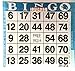 American Games 1 on Blue Bingo Paper Card Sheets (500 Sheets Per Pack) primary