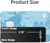 EDSG Personalised Name Badges 1x3in Magnetic Engraved Tags Black Design 1 view 5