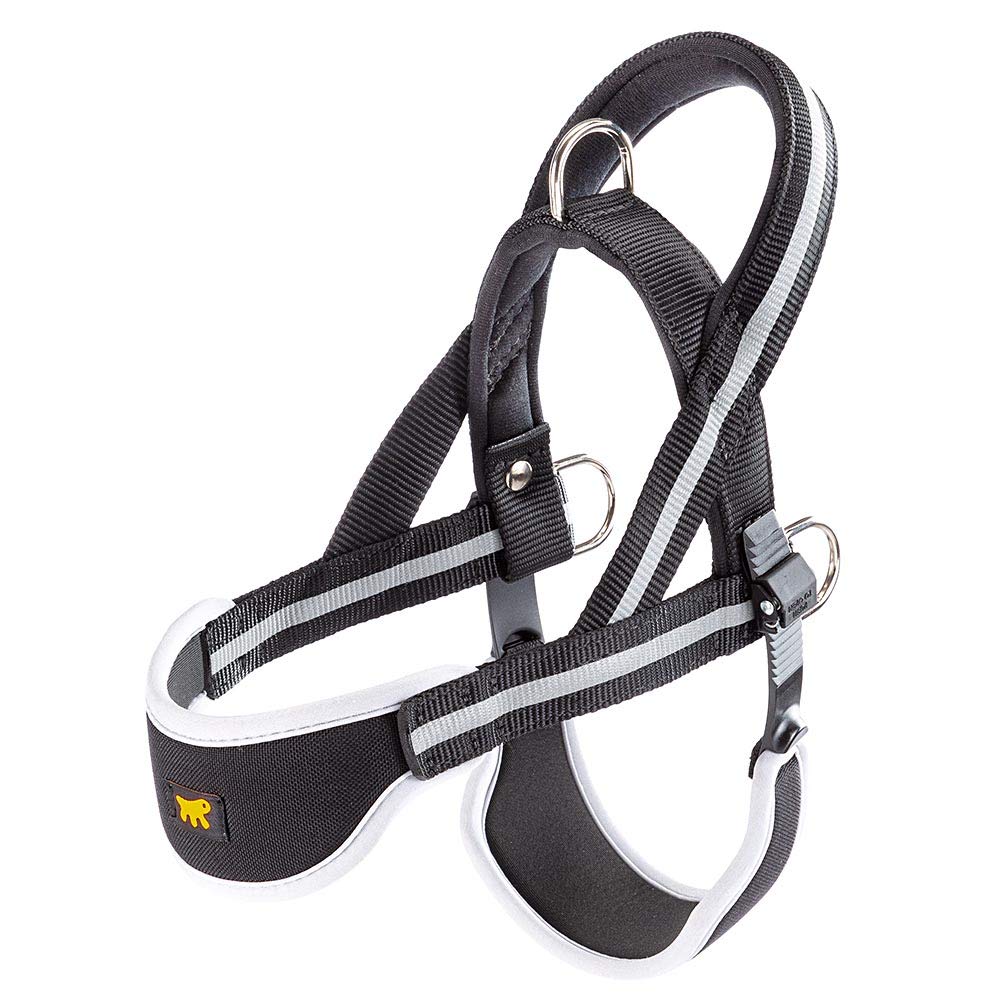 Ferplast Dog Harness ERGOCOMFORT NORDIC, Swedish Harness for Dogs, Comfortable Padded, Reflective, Closure with Micro-regulation, Quick Release, SMALL
