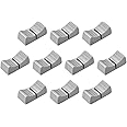 uxcell 24mmx11mmx10mm Console Mixer Slider Fader Knobs Replacement for Potentiometer Gray Knob Black Mark 10pcs
