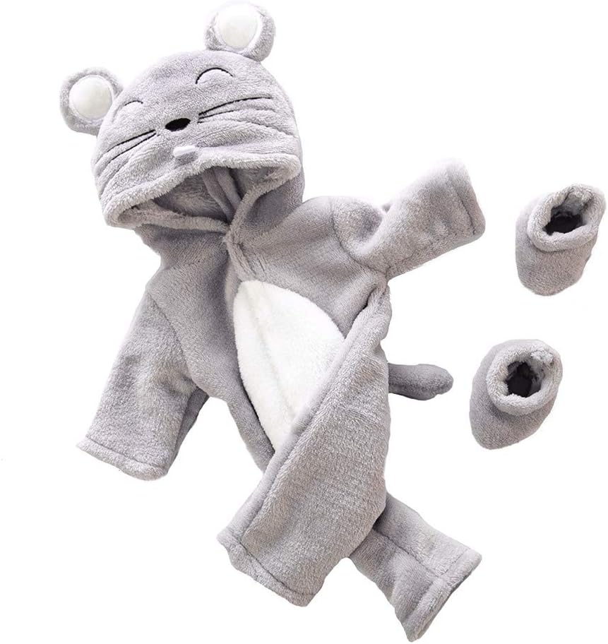 Zeside Cute Animal Jumpsuit Clothes Coat Girl Toy for 18 inch Doll Accessory Gril's Toy Soft & Comfortable Fabric,Breathable, Lightweight, Stylish,Flexible,Sports Autumn Winter Romper for 0-24 Months