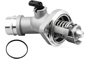 JUQAFY Engine Coolant Thermostat Housing Assembly Fit for Hyundai Elantra 2017 2018 2019 2020, Replace 255002E085 25500-2E085 Aluminum Alloy Thermostat Housing Assembly