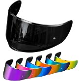 PSLER Sedici Strada 2 Visor - Sedici Strada 2 and Strada 3 Face Shield Motorcycle Helmet visor Accessories Replacement for LS2 FT2 VECTOR Sedici Strada 2 Strada 3 FF801 FF397，Dark Black