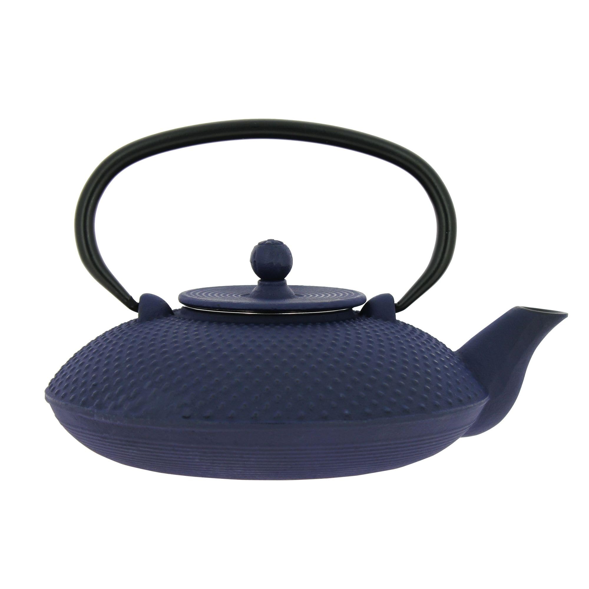 TheKitchenette 7321629 Fuji Teapot Cast iron 0.8 L Blue