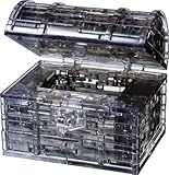 Original 3D Crystal Puzzle - Treasure Chest Black
