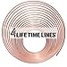 4LIFETIMELINES True Copper-Nickel Alloy Non-Magnetic Brake Line Tubing Coil - 3/16 Inch, 50 Feet