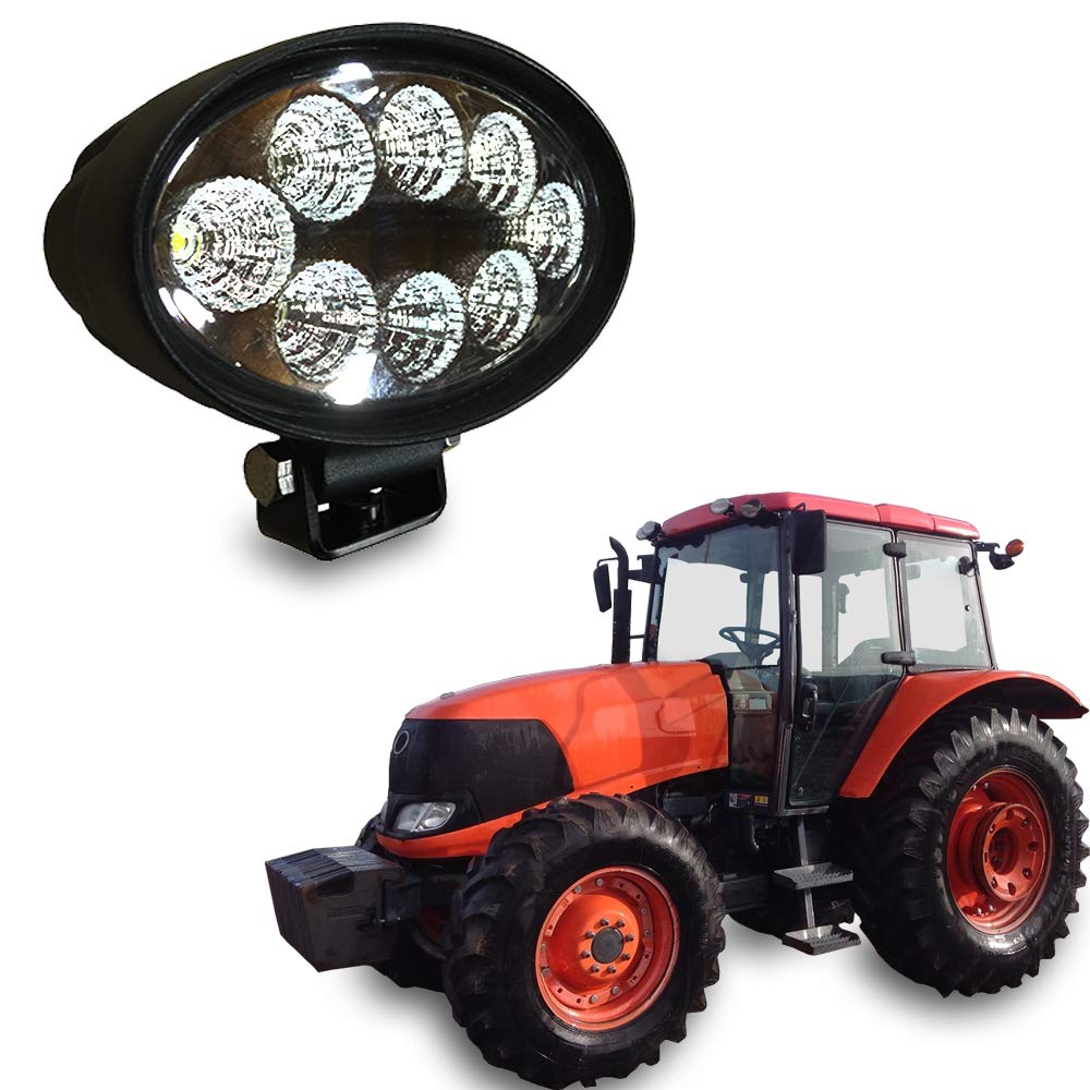 Kubota Tractor Oval LED Flood Light Fits Models M100X, M105X, M108S