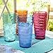 Splash 18-ounce Plastic Tumblers | set of 8 in 4 Assorted Colors