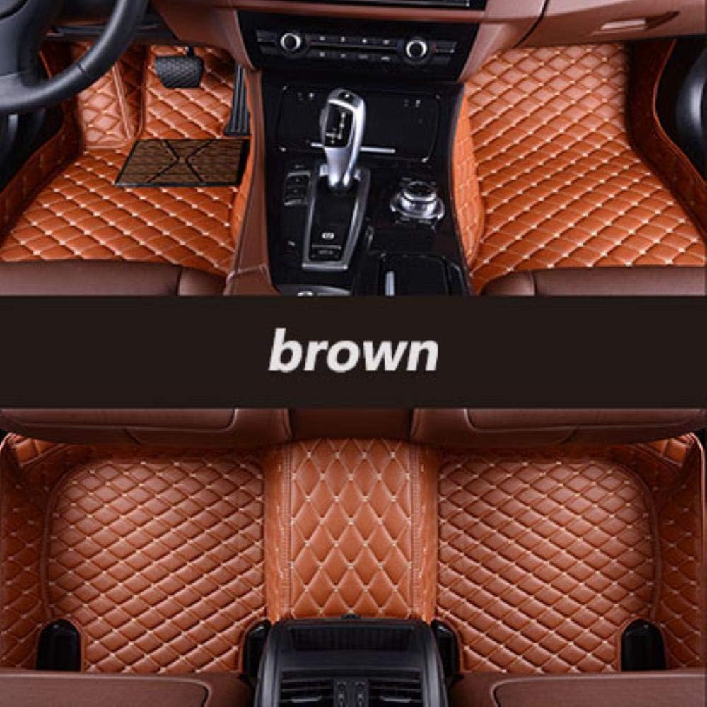 HIZH Custom Car Floor Mats for Toyota All Models land cruiser prado camry corolla highlander yaris venza prius Alphard rav4,brown