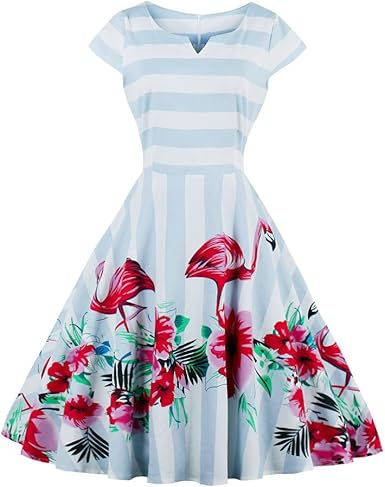 plus size flamingo dress