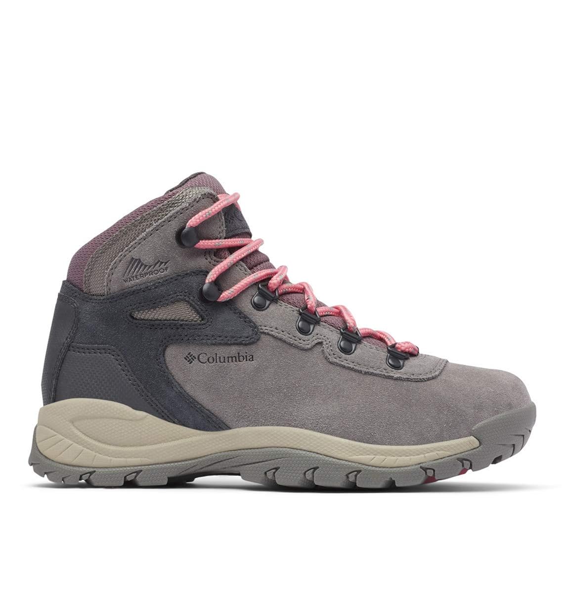 Columbia Womens Newton Ridge Plus Waterproof Amped Leather & Suede Hiking Boot