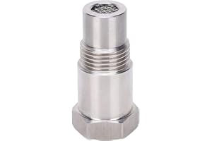 Oxygen Sensor Spacer,Satainless Steel Oxygen O2 Sensor Spacer Adapter Sensor Bung Catalytic Converter Fix Check Engine Light 