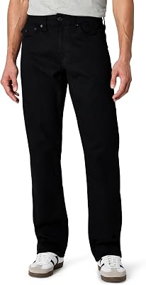 Ricky - Jeans da Uomo a Gamba Dritta, 2sb Body Rinse Black