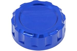 Hunter-Bike CNC Aluminum Brake Fluid Reservoir Cap Brake Oil Cover Replacement For Kawasaki Ninja 300 400 650 Z400 Z750 Z850 Z1000 ZX-6R ZX10R ZX-25R