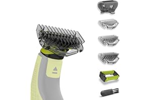 KIONCARE Guards Kit,1/3/5mm Guide Combs and Protective cap Fit for Philips Norelco OneBlade Handles