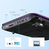 ieGeek 12.5" Portable DVD Player with 10.5" Swivel Screen Purple view 8