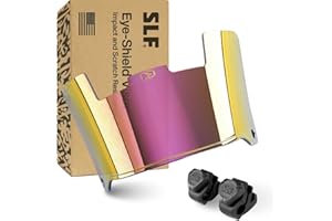 SLEEFS Clear Football Visor for Helmet - Professional Football Visor - Face & Eye Shield - Fits Youth & Adult Helmets - Includes Quick Visor Clips for Easy Installation