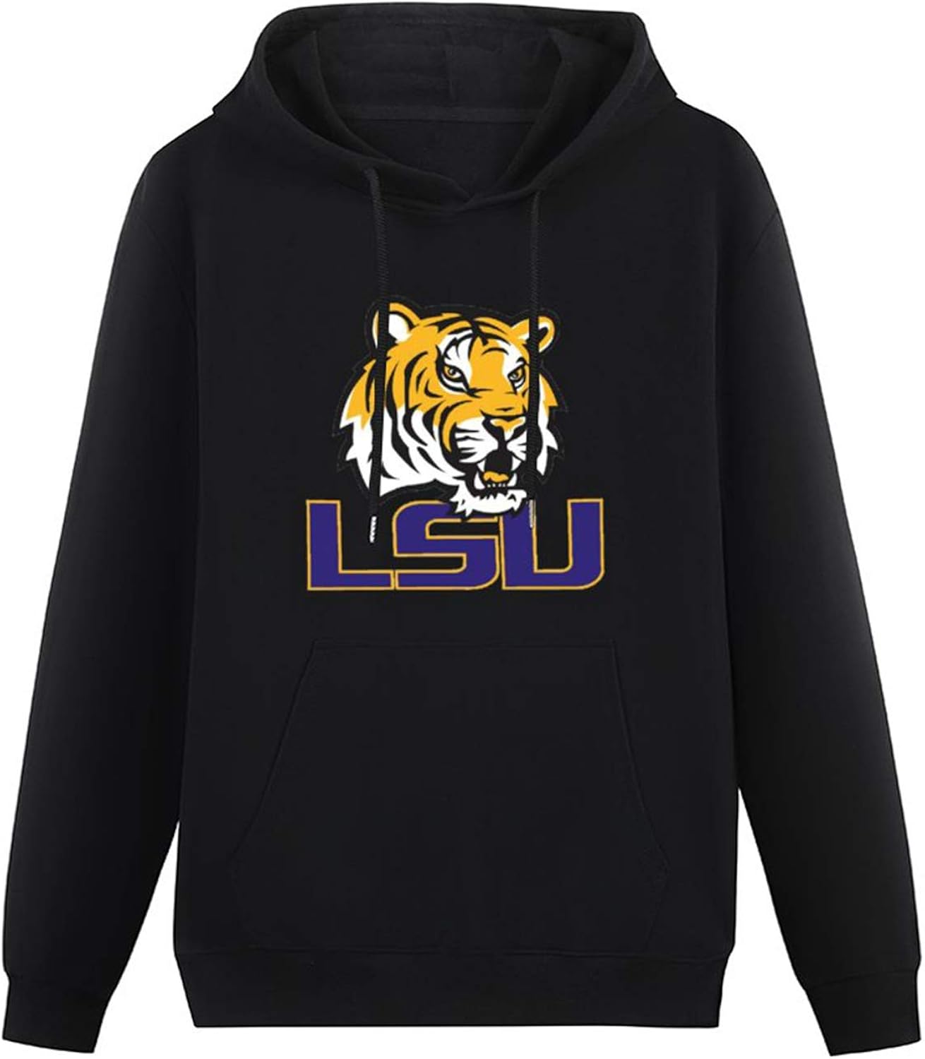 Warm Sweatshirts NCAA LSU Tigers Logo Summer Men Hooded Sweater