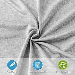 PY HOME & SPORTS Cooling Pillow Cases 2 Pack Grey