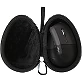Mouse Case Fits for Logitech Lift Vertical Ergonomic Mouse, Travel Carrying Box for Logi Wireless Bluetooth Cordless Upright Mouse, Case Only (Black)