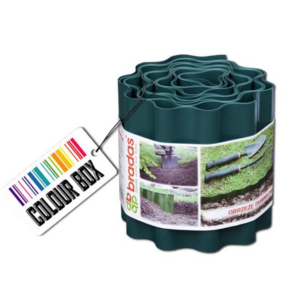 Bradas Layflat Obfg 0920 Edging Lawn Edging 9 m x 20 cm, Green